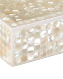 Gerri Dot Mother of Pearl Tray Set of 2