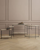 Boyles Travertine Console Table