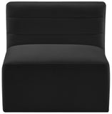 Quincy Modular Armless Chair - Elegant Contemporary Design with Cloud-Like Comfort and Tufting