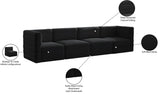 Quincy Modular Sofa - Elegant Contemporary Design with Cloud-Like Comfort and Channel Tufting