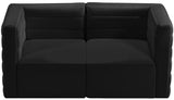 Quincy Modular Sofa - Elegant Contemporary Design with Cloud-Like Comfort and Channel Tufting