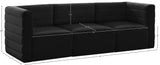 Quincy Modular Sofa - Elegant Contemporary Design with Cloud-Like Comfort and Channel Tufting