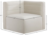 Quincy Modular Corner Chair – Elegant Contemporary Design with Cloud-Like Comfort and Style