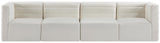 Quincy Modular Sofa - Elegant Contemporary Design with Cloud-Like Comfort and Channel Tufting