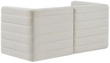 Quincy Modular Sofa - Elegant Contemporary Design with Cloud-Like Comfort and Channel Tufting