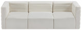 Quincy Modular Sofa - Elegant Contemporary Design with Cloud-Like Comfort and Channel Tufting