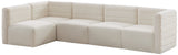 Quincy Velvet Modular Sectional Sofa - Contemporary Design with Cloud-Like Comfort and Style