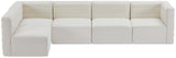 Quincy Velvet Modular Sectional Sofa - Contemporary Design with Cloud-Like Comfort and Style