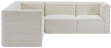 Quincy Velvet Modular Sectional Sofa - Contemporary Design with Cloud-Like Comfort and Style
