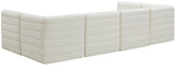 Quincy Velvet Modular Sectional Sofa - Contemporary Design with Cloud-Like Comfort and Style