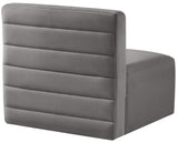 Quincy Modular Armless Chair - Elegant Contemporary Design with Cloud-Like Comfort and Tufting
