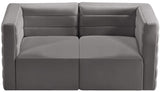 Quincy Modular Sofa - Elegant Contemporary Design with Cloud-Like Comfort and Channel Tufting