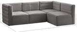Quincy Velvet Modular Sectional Sofa - Modern Elegance with Cloud-Like Comfort & Stylish Design