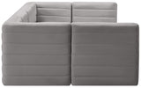 Quincy Velvet Modular Sectional Sofa - Modern Elegance with Cloud-Like Comfort & Stylish Design