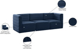 Quincy Modular Sofa - Elegant Contemporary Design with Cloud-Like Comfort and Channel Tufting