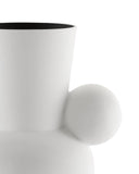 Happy 40 Tall White Vase
