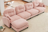 MOLLY 140" 4 Seater Sofa with 1 Ottoman