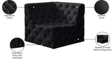 Tuft Velvet Corner Chair – Luxurious Deep Button Tufting, Modular Design for Endless Styles & Comfort
