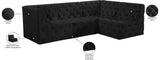 Tuft Velvet Modular Sectional - Deep Button Tufting, Stylish Design for Endless Configurations