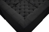 Tuft Velvet Modular Sectional - Deep Button Tufting, Stylish Design for Endless Configurations