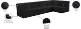 Tuft Velvet Modular Sectional - Deep Button Tufting, Stylish Design for Endless Configurations