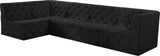 Tuft Velvet Modular Sectional - Deep Button Tufting, Stylish Design for Endless Configurations