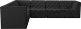 Tuft Velvet Modular Sectional - Deep Button Tufting, Stylish Design for Endless Configurations
