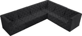 Tuft Velvet Modular Sectional - Deep Button Tufting, Stylish Design for Endless Configurations