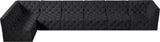 Tuft Velvet Modular Sectional - Deep Button Tufting, Stylish Design for Endless Configurations