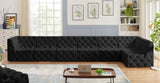 Tuft Velvet Modular Sectional - Deep Button Tufting, Stylish Design for Endless Configurations