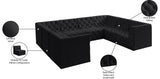 Tuft Velvet Modular Sectional - Deep Button Tufting, Stylish Design for Endless Configurations