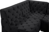Tuft Velvet Modular Sectional - Deep Button Tufting, Stylish Design for Endless Configurations