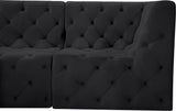Tuft Velvet Modular Sectional - Deep Button Tufting, Stylish Design for Endless Configurations