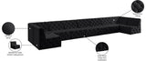 Tuft Velvet Modular Sectional - Deep Button Tufting, Stylish Design for Endless Configurations