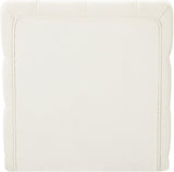 Tuft Contemporary Armless Chair with Deep Button Tufting for Modern and Stylish Living Spaces