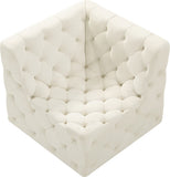 Tuft Velvet Corner Chair – Luxurious Deep Button Tufting, Modular Design for Endless Styles & Comfort