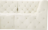 Tuft Soft Black Velvet Contemporary Modular Sectional with Deep Button Tufting for Any Space