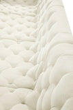Tuft Soft Black Velvet Contemporary Modular Sectional with Deep Button Tufting for Any Space