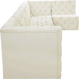 Tuft Soft Black Velvet Contemporary Modular Sectional with Deep Button Tufting for Any Space