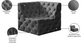 Tuft Velvet Corner Chair – Luxurious Deep Button Tufting, Modular Design for Endless Styles & Comfort