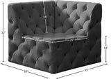 Tuft Velvet Corner Chair – Luxurious Deep Button Tufting, Modular Design for Endless Styles & Comfort
