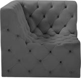 Tuft Velvet Corner Chair – Luxurious Deep Button Tufting, Modular Design for Endless Styles & Comfort