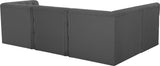 Tuft Velvet Modular Sectional Sofa - Deep Button Tufting, Soft Black Velvet, Infinite Configurations