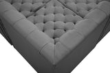 Tuft Velvet Modular Sectional Sofa - Deep Button Tufting, Soft Black Velvet, Infinite Configurations