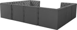 Tuft Velvet Modular Sectional Sofa - Deep Button Tufting, Soft Black Velvet, Infinite Configurations
