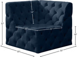 Tuft Velvet Corner Chair – Luxurious Deep Button Tufting, Modular Design for Endless Styles & Comfort