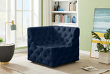 Tuft Velvet Corner Chair – Luxurious Deep Button Tufting, Modular Design for Endless Styles & Comfort