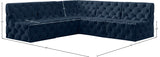 Tuft Velvet Modular Sectional Sofa - Luxurious Deep Button Tufting with Infinite Configurations
