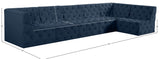 Tuft Velvet Modular Sectional Sofa - Luxurious Deep Button Tufting with Infinite Configurations