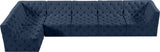 Tuft Velvet Modular Sectional Sofa - Luxurious Deep Button Tufting with Infinite Configurations